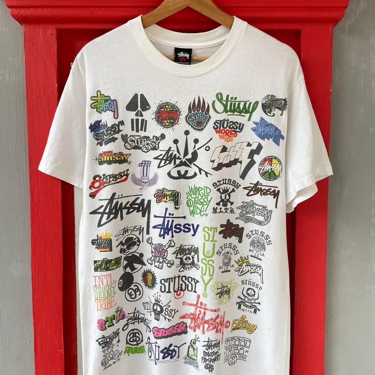 Stussy All Over Logo Shirt for Sale in Escondido, CA - OfferUp