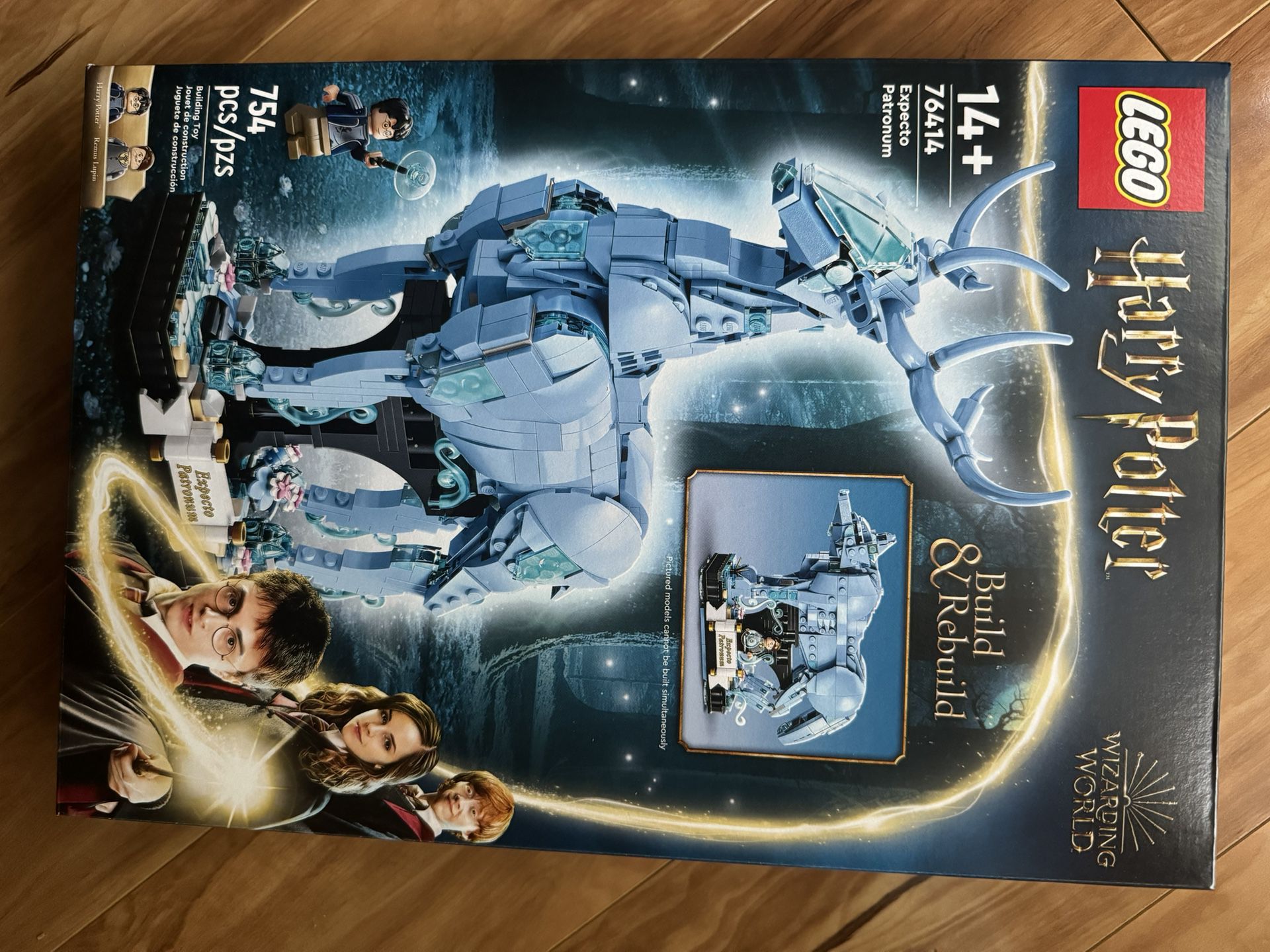 LEGO Harry Potter Expecto Patronum 76414 Collectible 2-in-1 Building Set; Birthday Gift Idea for Teens or Fans Aged 14 and Up