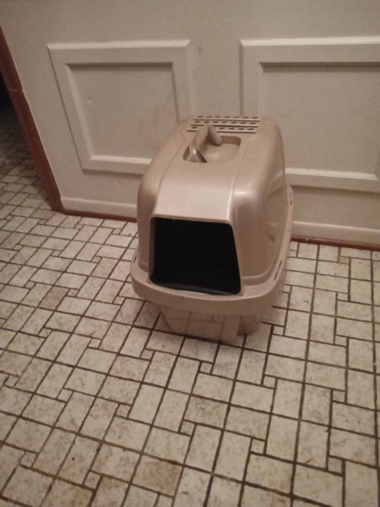Cat Litter Box With Sifting Pan