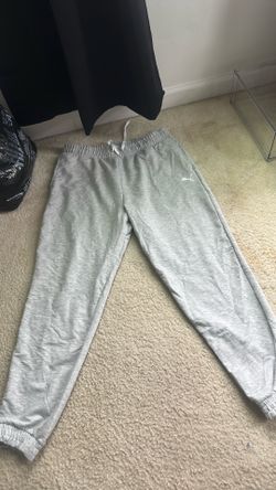 Gray Puma Sweat Pants size Large