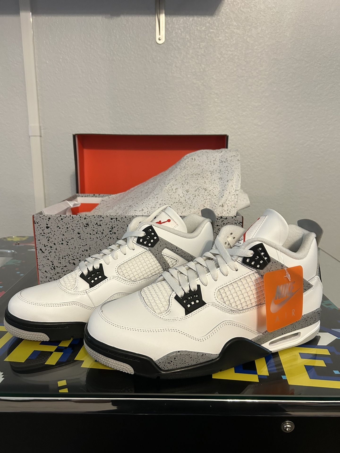The Air Jordan 4 Retro "White Cement"