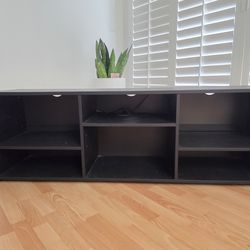 Black tv stand