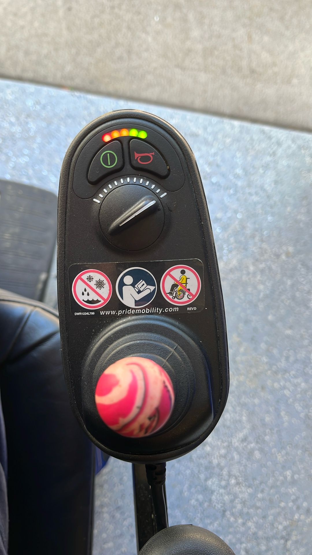 Jazzy powered wheelchair by Pride