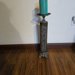 Vintage Pillar Candle Holder