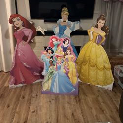 5ft Tall Cardboard Princess Decorations