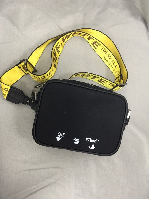 Off-White - Logo Nylon Crossbody Bag