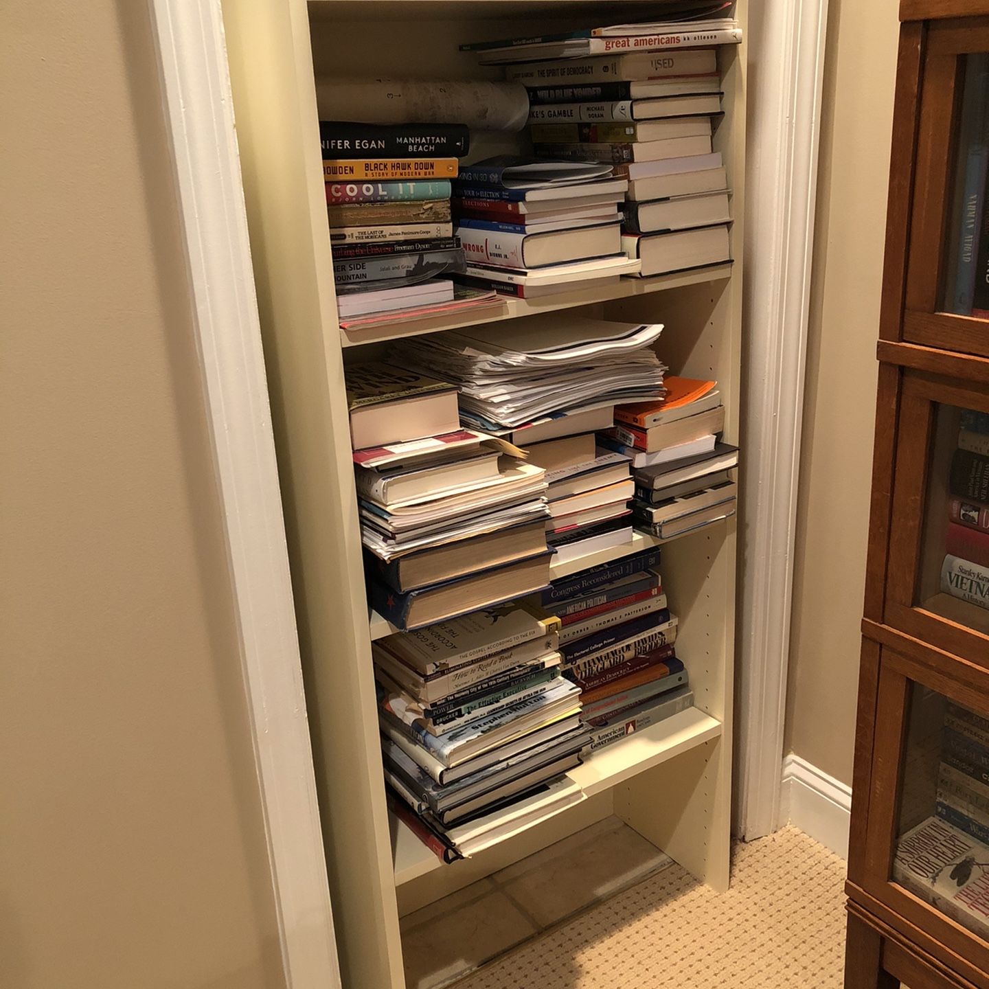 Built In Bookcase/shelf