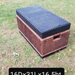 Wicker Storage Box 