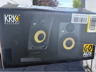 KRK systems  GoAux 4” Desktop Bluetooth studio monitors