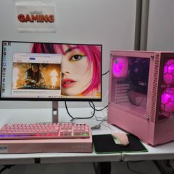 Pink GAMING Computer Tower 75 Games 