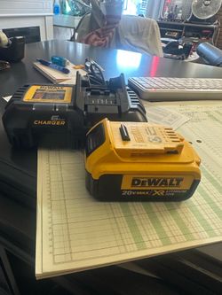 Dewalt battery and charger