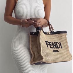 FENDI Raffia Bag From Poshmark 