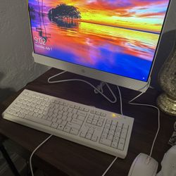 Hp Destop With Printer