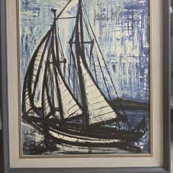 Bernard Buffet Yacht 1959 Varnished Print/Canvas
Bernard Buffet Yacht 1959 Varnished Print/Canvas