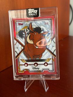 Topps Disney vault Pumbaa 5/5 tripple diamond