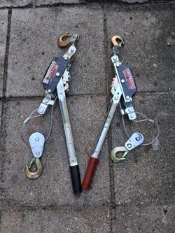 Winch cable pullers (package deal only) read details below