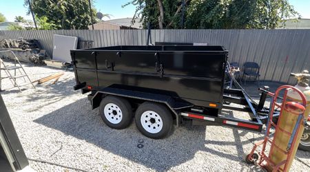10’ dump trailer