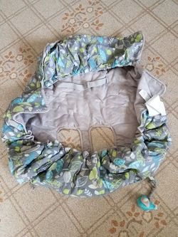 Grocery cart seat cover