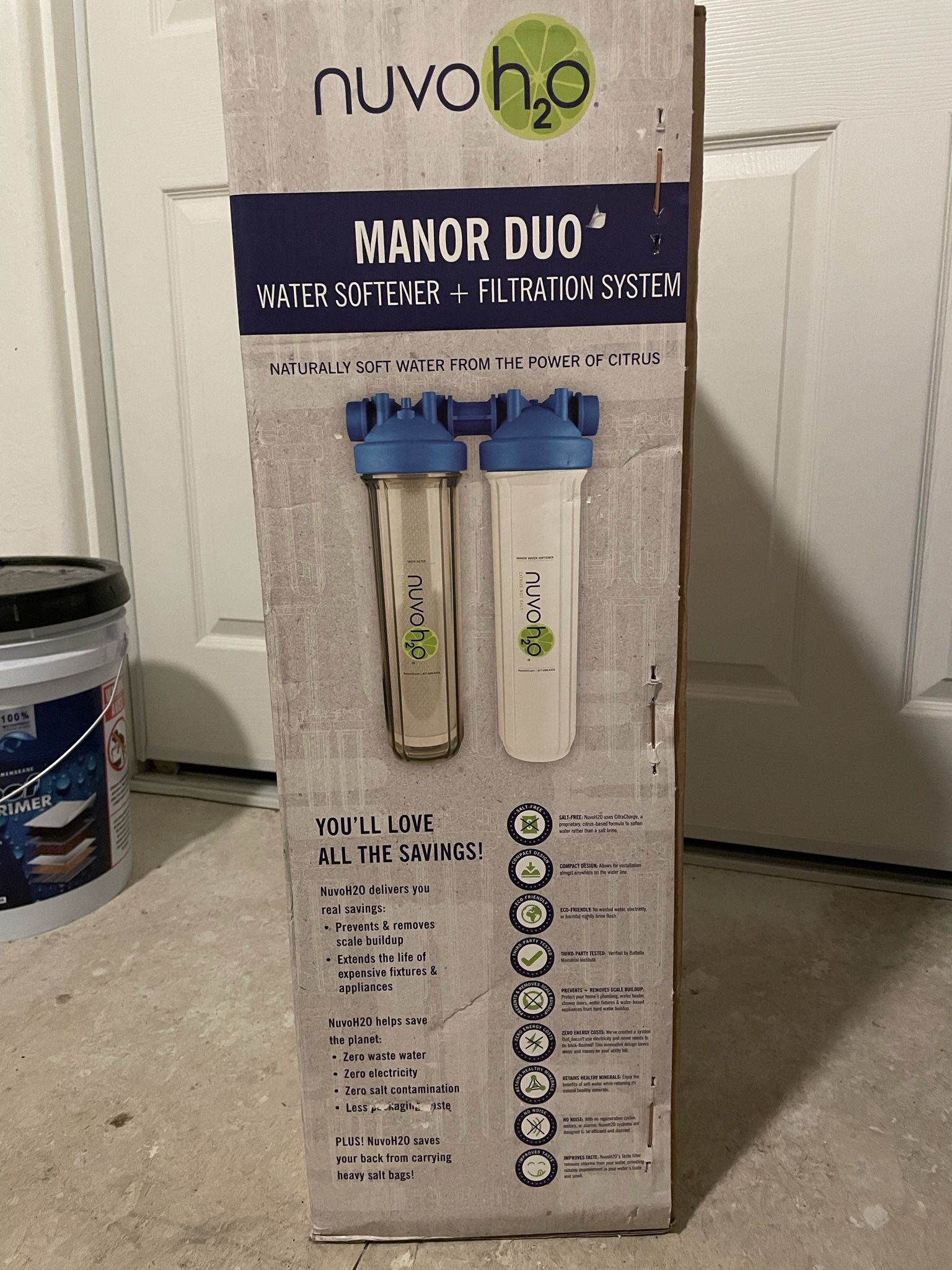 Nuvo H2O Manor Duo Water Softener + Filtration System