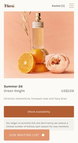 Ffern Summer 26 perfume & Sample