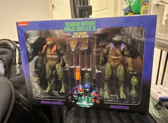 TMNT Secret of the Ooze Donatello & Michelangelo