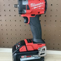 Milwaukee 2854-20 M18 FUEL 3/8" Compact Impact Wrench w/ 6Ah Battery
