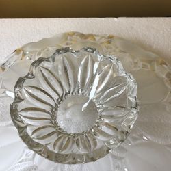 Crystal serving Plate, 12.5”