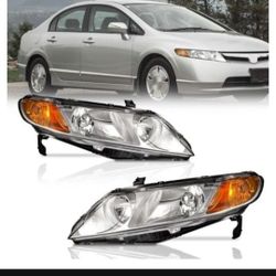 2006-2011 Honda Civic New Headlamps Headlights $100 Pair Brand New 