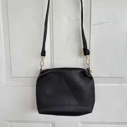 Black Crossbody Bag Small Handbag Purse 