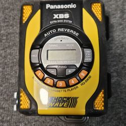Panasonic Shock Wave Stereo Radio Cassette Player RQ-SW30 - Tested and Works!