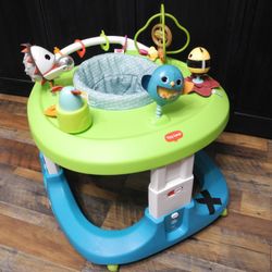 4-in-1 Baby Walker & Activity Center with Interactive Toys