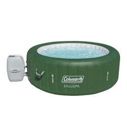 Coleman Palm Springs EnergySense AirJet Inflatable Hot Tub Spa (77" x 28") | Portable Hot Tub with 2 Covers (1 Energy-Efficient Thermal Cover and 1 St