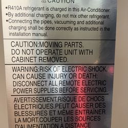 FUJITSU SPLIT TYPE AIR CONDITIONER OUTDOOR USE