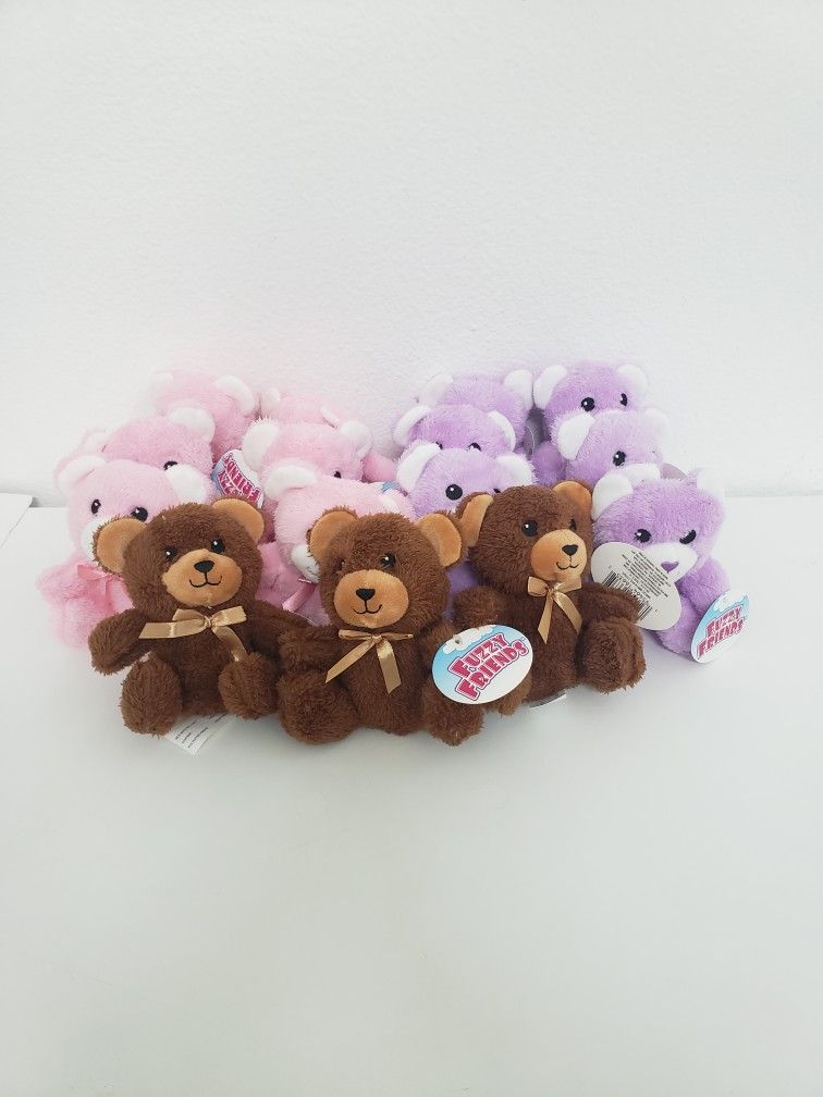 15 pcs multicolor teddy bears