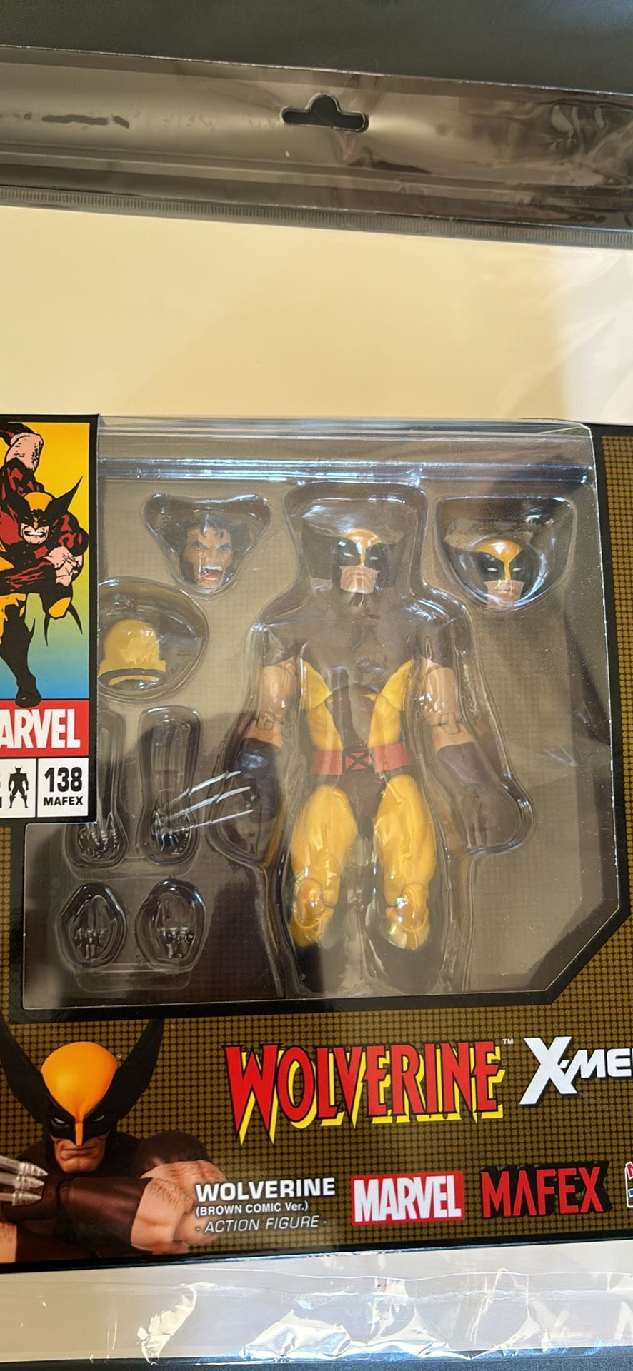 Medicom Toy MAFEX no.138 Wolverine Brown Comic Version Figure