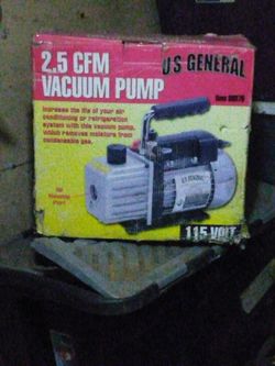 2.5 CFM Vacuum Pump new in box