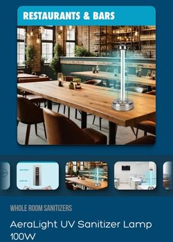 UV Sanitizer Table Lamp