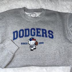 Dodgers Hello kitty Sweater 