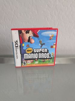 New Super Mario Bros Nintendo DS Red Case