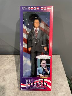 12” George Bush Doll (Talking Presidents Series)