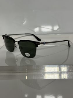 BMW 5043H Black Gunmetal Titanium Alloy w. custom Polarized Sunglasses 