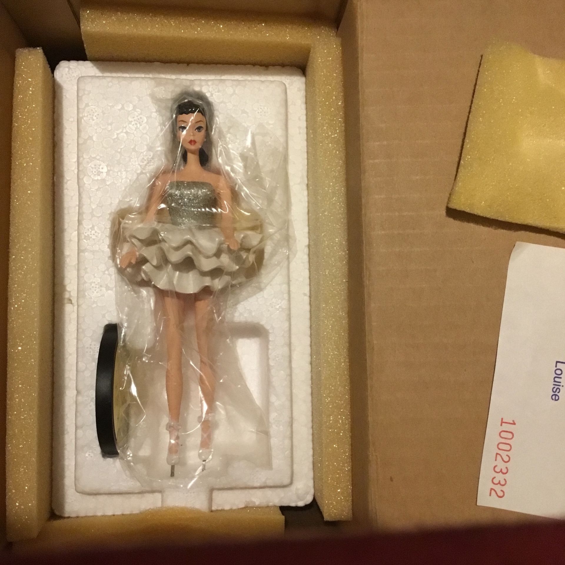 The Danbury Mint The Classic Barbie Figurine Collection ‘Ballerina’ 9 Of 12 With COA