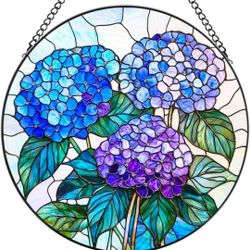New In Box Hydrangea Sun Catcher Flower Gift Christmas Gift