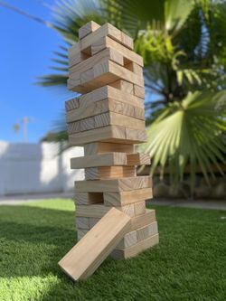 New Giant Jenga Game, play up To 5ft Wood blocks tumbling