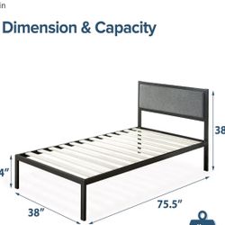 Zinus Twin Bed 
