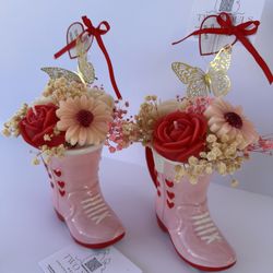 Beautiful Sets Candles Flowers 