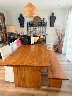Artisan handmade Dining table set