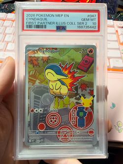 Cyndaquil 047 - Pokemon First Partner Series 2 - PSA 10 Gem Mint