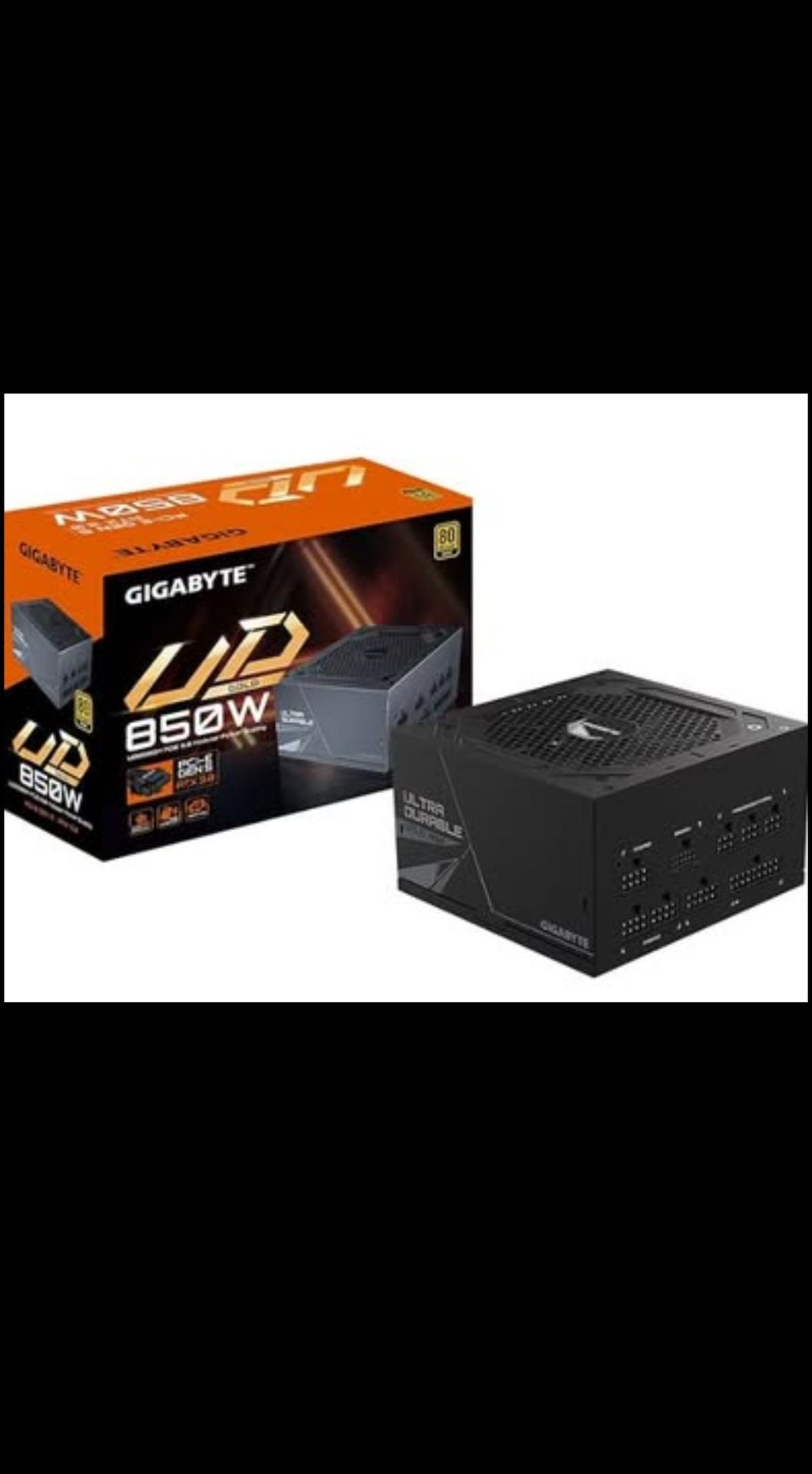 GIGABYTE GP-UD850GM PG5 Rev2.0 850W 80 Plus Gold Certified - Fully Modular Power Supply