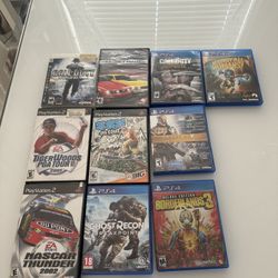 Ps2 PS4 Game Lot Tested 